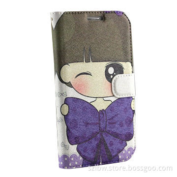 Cute Cartoon Leather Cases for iPhone 4S